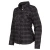 Klim Upland Flannel Shirt For Women -Hit-Air Shop 3228 000 Asphalt Heliotrope 02