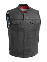 First Manufacturing Born Free Leather Vest