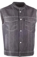 Highway 21 Iron Sights Denim Vest With Club Collar