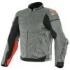 Dainese Super Race Jacket -Hit-Air Shop dainese super race leather jacket charcoal gray fluo red 750x750